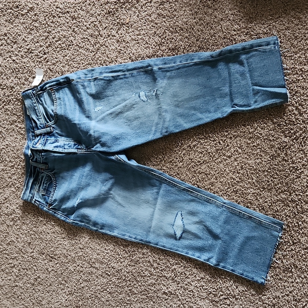 Straight leg jeans
